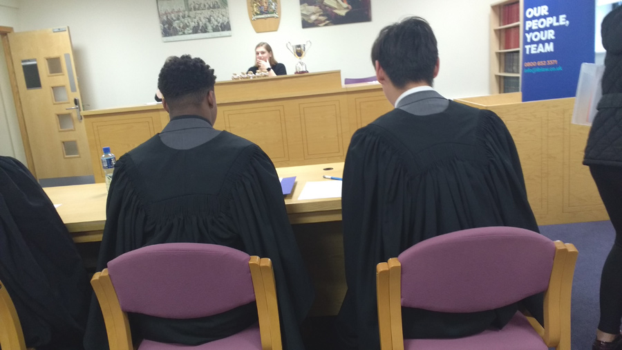 Photo of students at Mooting Competition 3